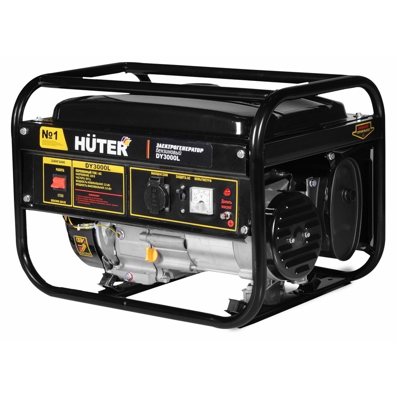 Изображение товара Генератор бензиновый Huter DY3000L мощностью 2.5 кВт