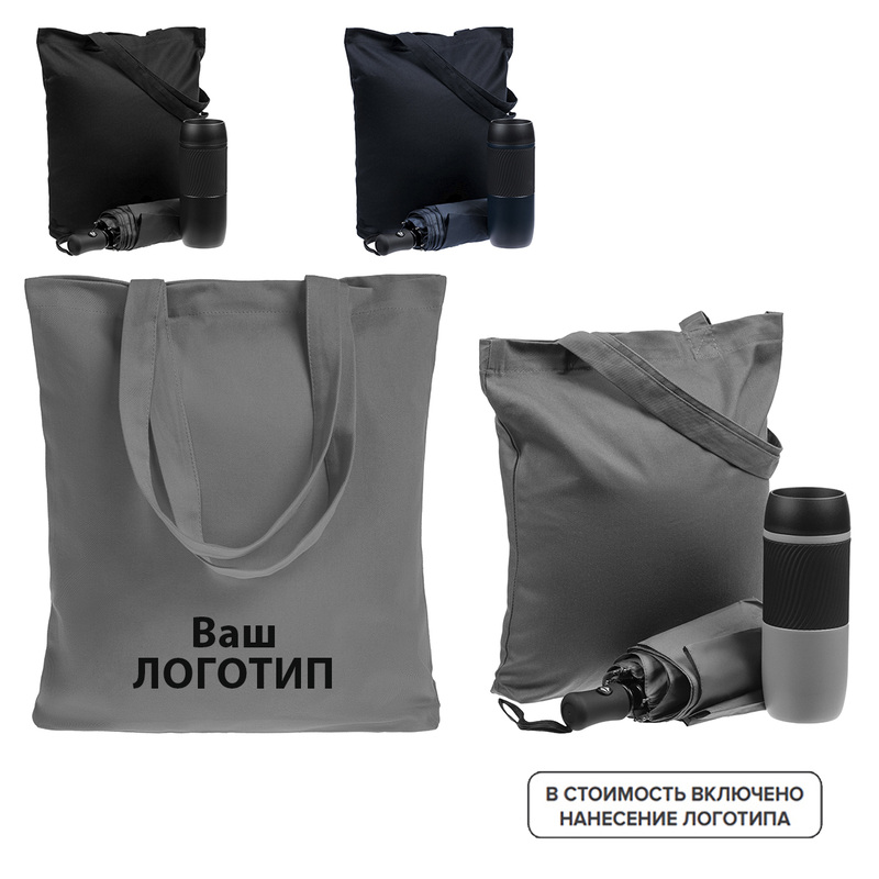 Изображение товара Подарочный набор Monsoon Club с индивидуальной цветной печатью на сумке (10 штук в упаковке)