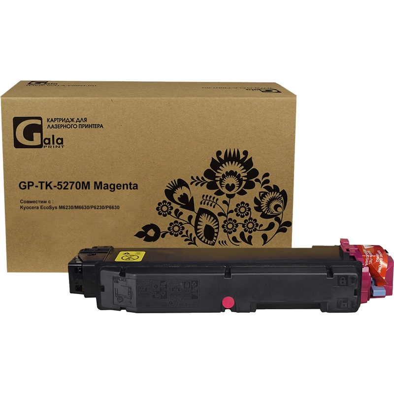 Изображение товара Тонер-картридж GalaPrint TK-5270M GP-TK-5270M для Kyocera пурпурный совместимый повышенной ёмкости