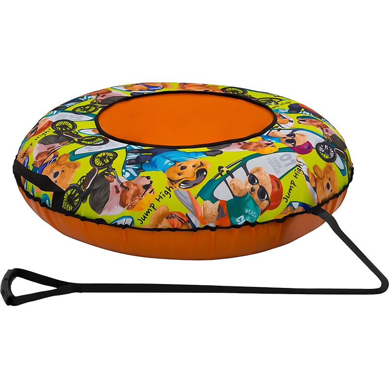 Изображение товара Тюбинг ТяниТолкай Oxford диаметр 100 см разноцветный для зимних развлечений