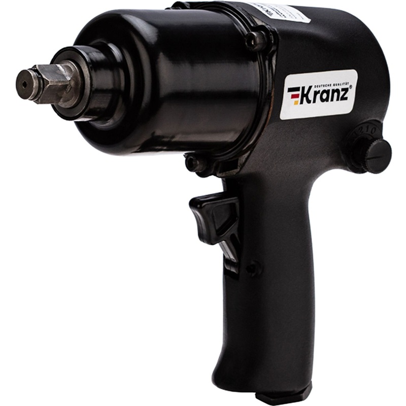 Изображение товара Пневматический гайковерт Kranz KR-80-0702 ударный профессиональный мощный 680 Нм