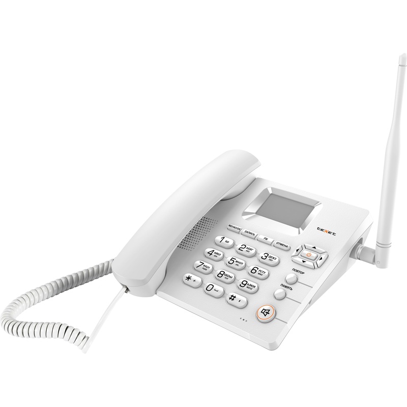 Изображение товара Стационарный сотовый телефон teXet FX-100 GSM 2 mini-SIM монохромный