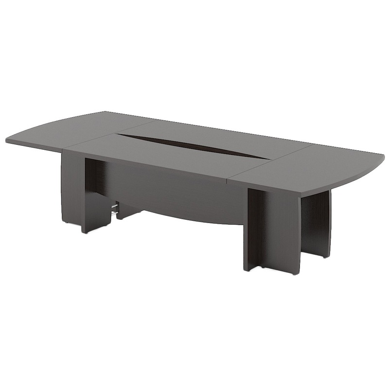 Изображение товара Стол для переговоров Born венге 3000x1300x750 мм офисный деловой