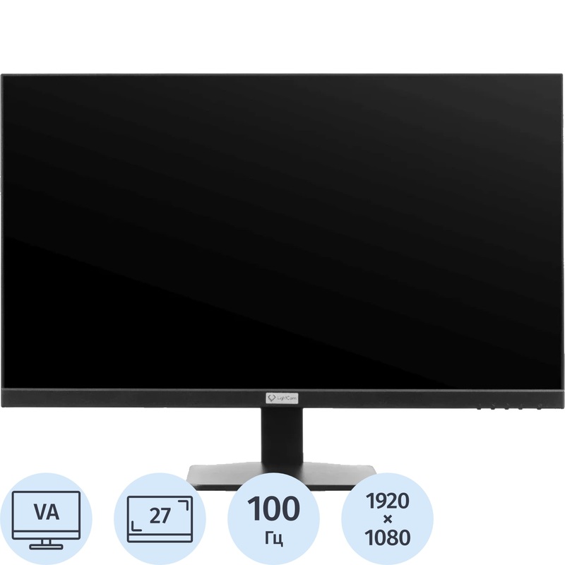 Изображение товара 27-дюймовый монитор Lightcom V-PLUS ПЦВТ.852859.500 чёрный