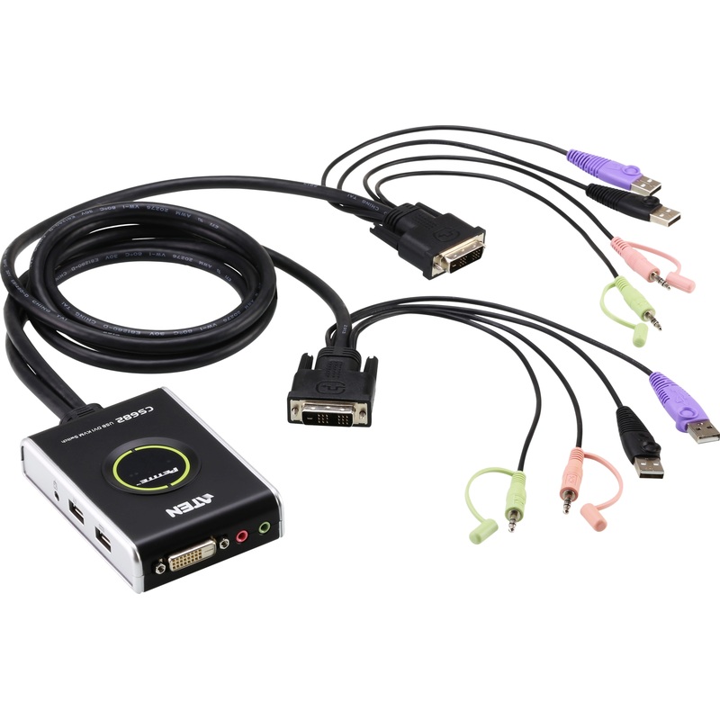 Изображение товара KVM-переключатель Aten CS682 с DVI-D и USB Type-A портами