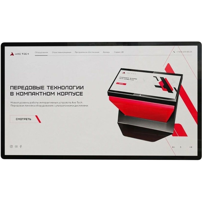 Изображение товара Интерактивная панель AxeTech Air Pro 43 с сенсорным дисплеем 43 дюйма