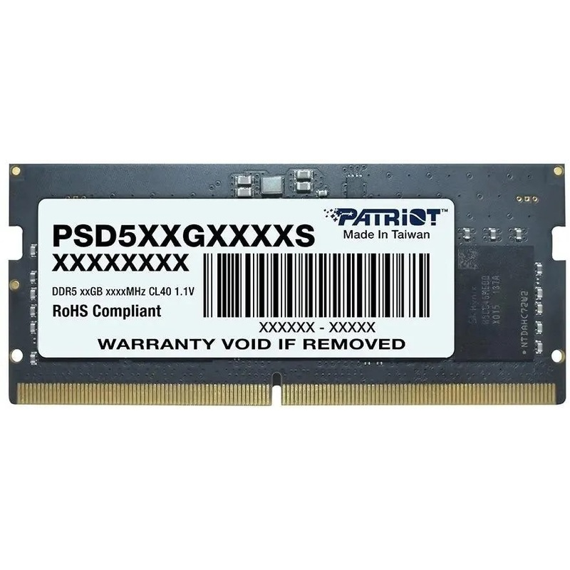 Изображение товара Оперативная память Patriot Memory 8 ГБ PSD58G480041S (SO-DIMM DDR5)