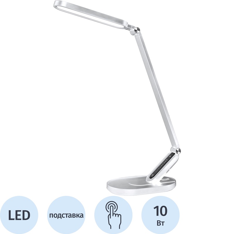 Изображение товара Светильник настольный Camelion KD-859 C01 белый с регулируемой яркостью