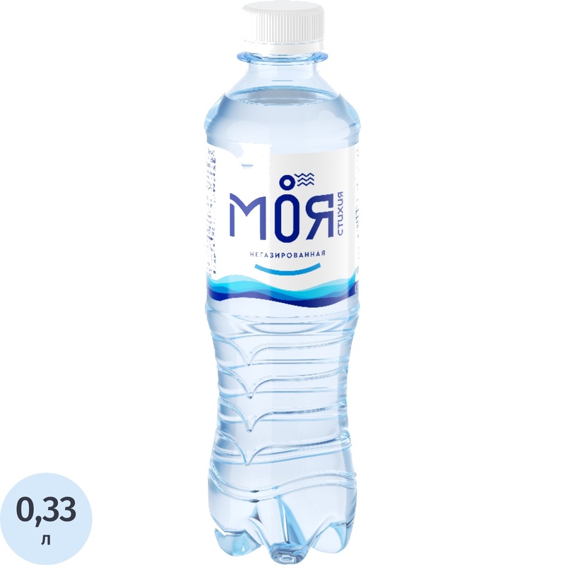 Изображение товара Вода минеральная Моя стихия столовая негазированная 0.33 л