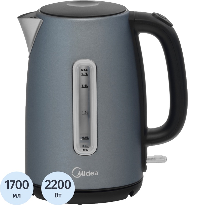 Изображение товара Чайник электрический Midea MK-8025 серый