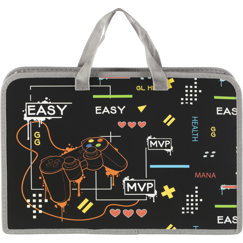 Изображение товара Папка для тетрадей Комус Класс Джойстик А4 полиэстер с одним отделением