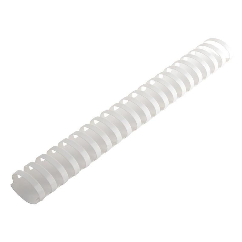 Изображение товара Уценка. Пружины для переплета пластиковые Attache (Attache Economy) 38 мм белые (50 штук в упаковке)