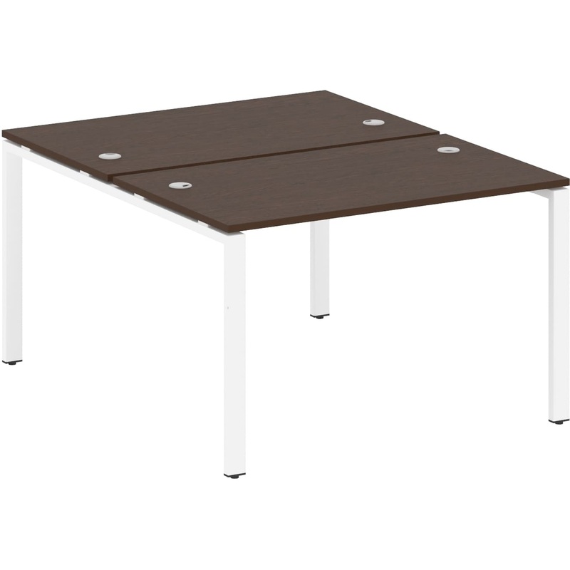 Изображение товара Рабочая станция Metal System Style БП.РАС-СП-2.2 венге цаво/белый 1200x1475x750 мм