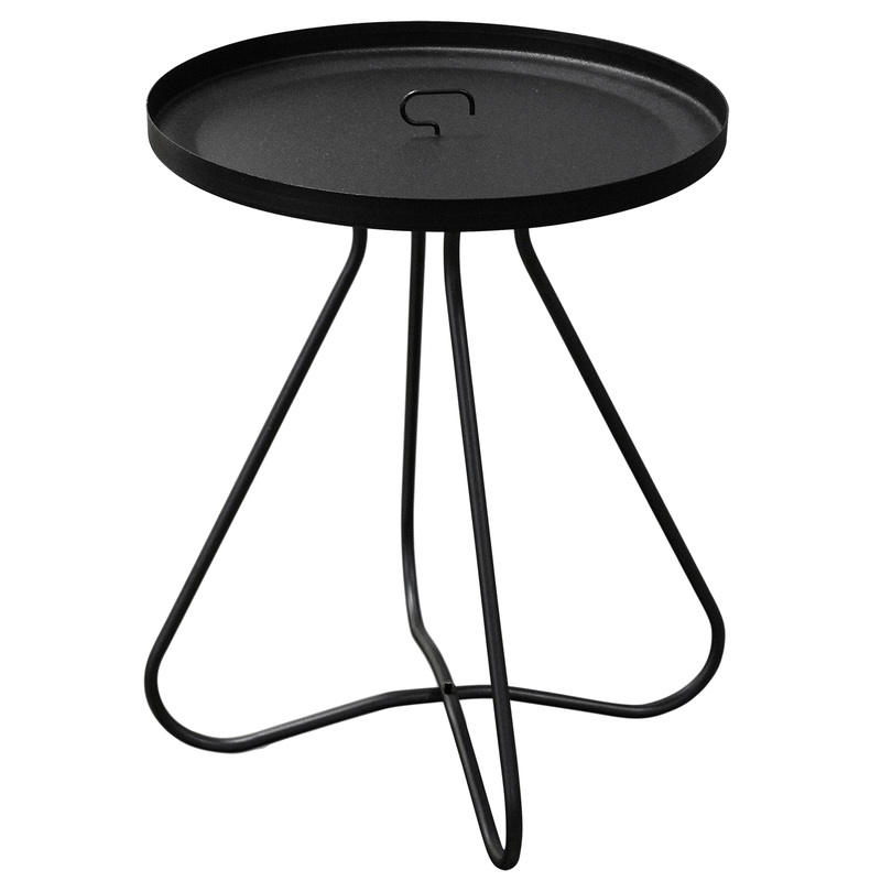 Изображение товара Журнальный столик Sheffilton SHT-CT3 черный 350x350x450 мм металл