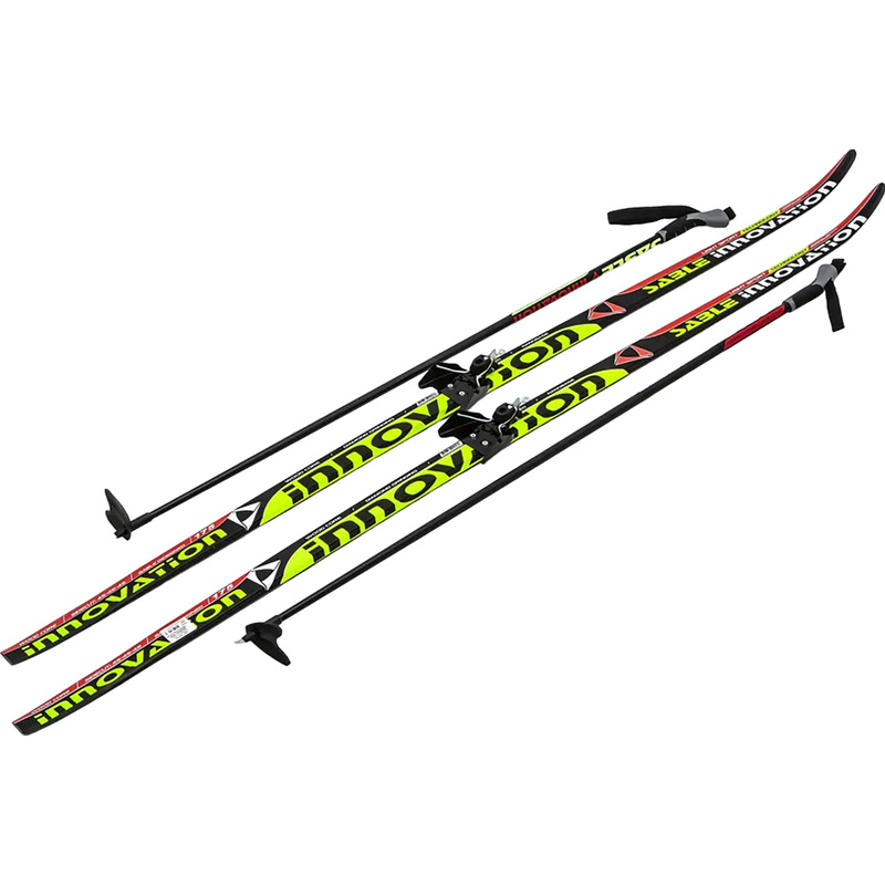 Изображение товара Лыжный подростковый комплект STC Step Innovation 170 см с креплениями и палками