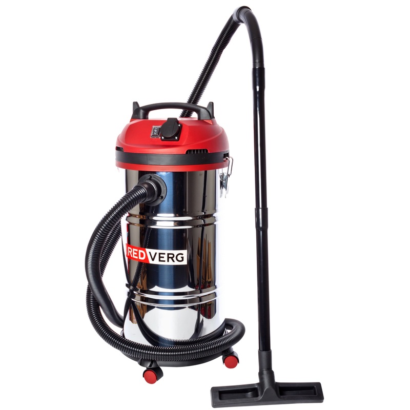 Изображение товара Пылесос строительный RedVerg RD-VC1200S-40S для сухой влажной уборки
