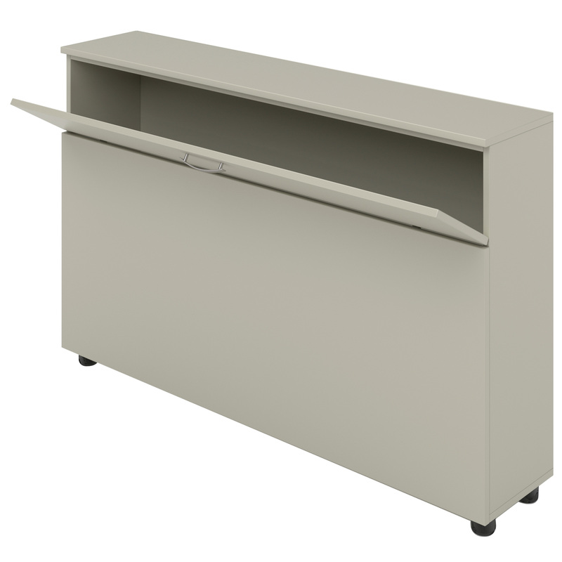 Изображение товара Тумба для плакатов (серый, 1270x260x820 мм)