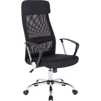 Кресло для руководителя Easy Chair 589 TC чёрное (сетка/ткань, металл)