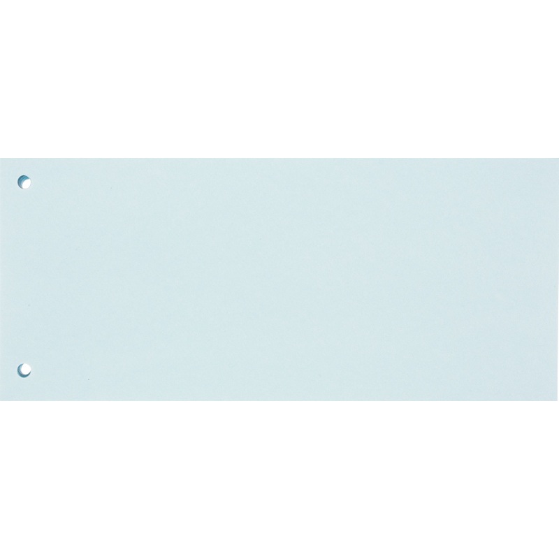 Изображение товара Разделители листов Комус голубые 105x240 мм 100 штук