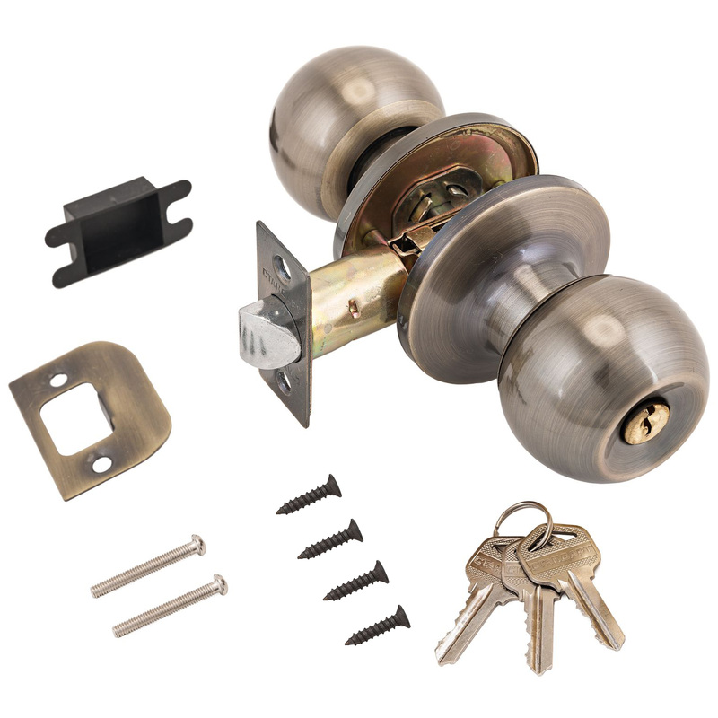 Изображение товара Защелка кноб Стандарт 607 ET AB бронзовая для межкомнатных дверей