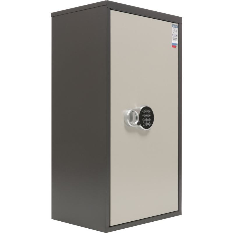 Изображение товара Шкаф металлический архивный Aiko SL-87T-EL серый 460x340x870 мм