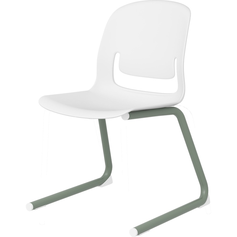 Изображение товара Кресло аудиторное Leo ПЛ АК1 белый металл