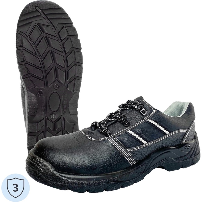 Изображение товара Полуботинки рабочие летние Аскет ПУ из микрофибры черные размер 43