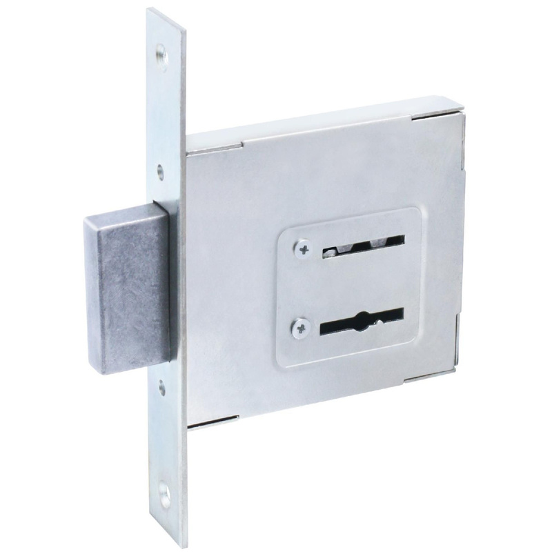 Изображение товара Врезной сувальдный замок Птимаш ЗВ8-4.1 хромированный для деревянных дверей