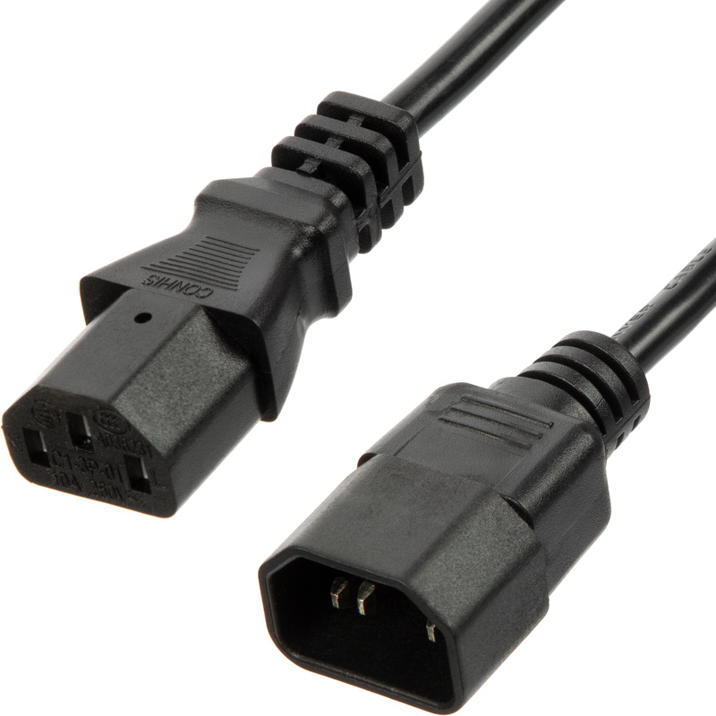 Изображение товара Кабель Promega Jet/BigTech C13-F-C14 1.8 метра для питания электронных устройств