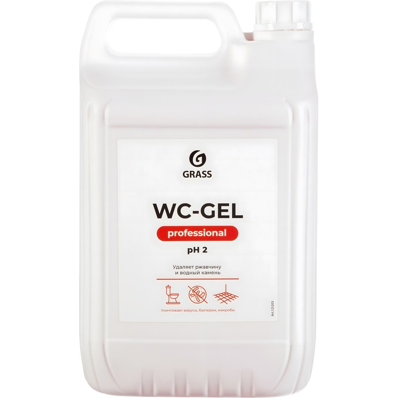 Изображение товара Чистящее средство Grass WC-Gel для туалетных и ванных комнат 5 кг