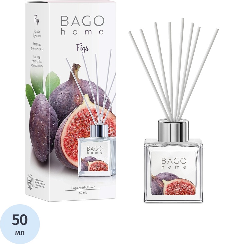 Изображение товара Аромадиффузор Bago home Инжир 50 мл для дома и офиса