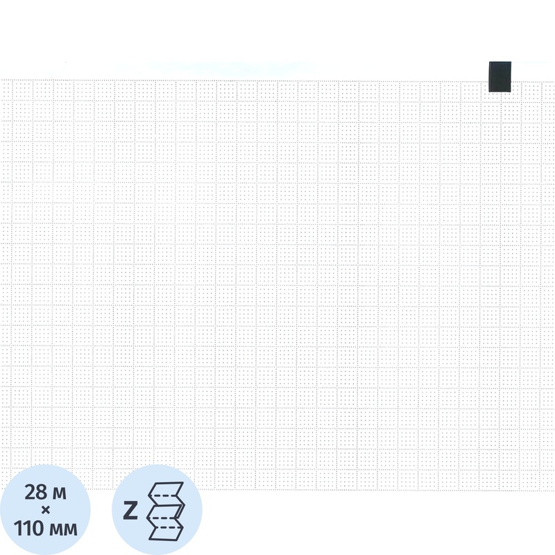 Изображение товара Бумага для ЭКГ HelliGE Mac-800 110x140 мм 200 листов