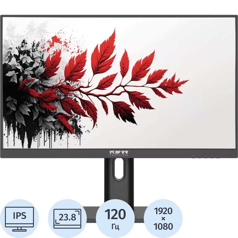 Изображение товара Монитор 23.8" RDW Computers RDW2401K чёрный (2401K/F00B3100V2A1H) Изображение товара Монитор 23.8" RDW Computers RDW2401K чёрный (2401K/F00B3100V2A1H)
