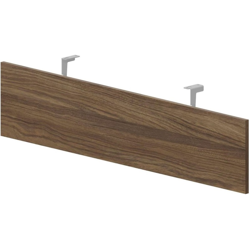 Изображение товара Лицевая панель Virtus для стола орех/алюминий 1360х18х300 мм