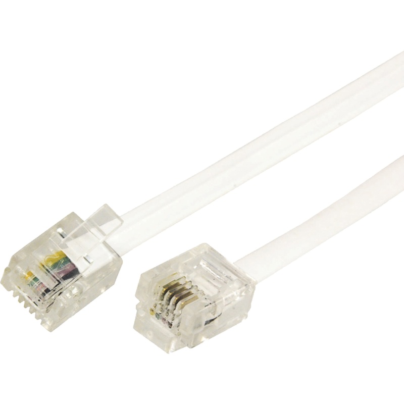 Изображение товара Удлинитель Rexant RJ-11 6P-4C, 2 метра, 10 штук в упаковке