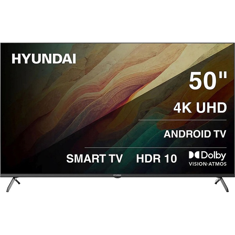 Изображение товара Телевизор Hyundai H-LED50BU7009 50 дюймов 4K UHD Smart TV Android Wi-Fi Bluetooth
