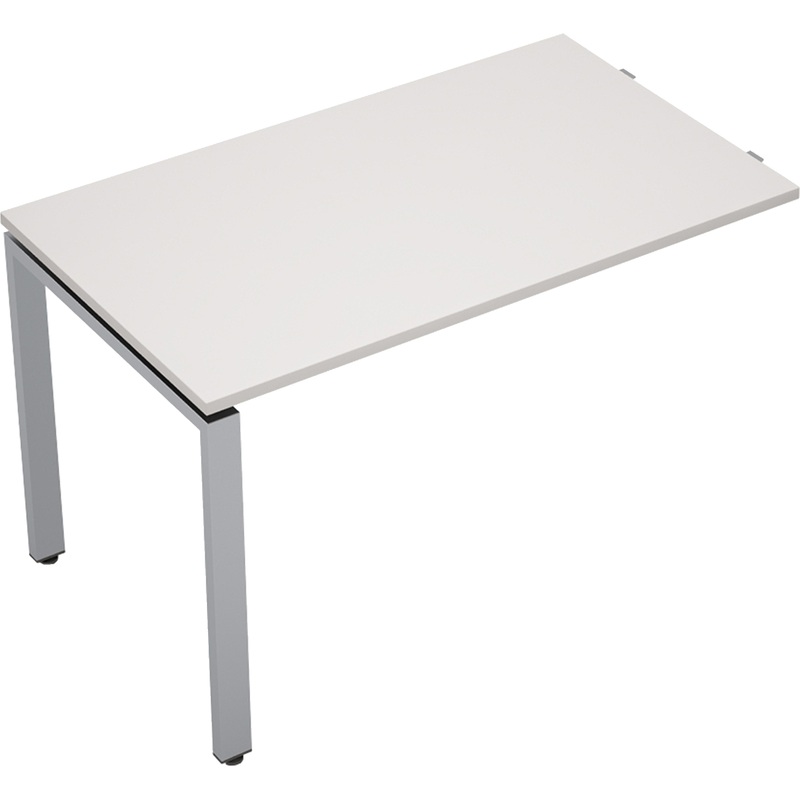 Изображение товара Брифинг-приставка Avance 6МПр.601 белый/алюминий матовый 1000х600х750 мм