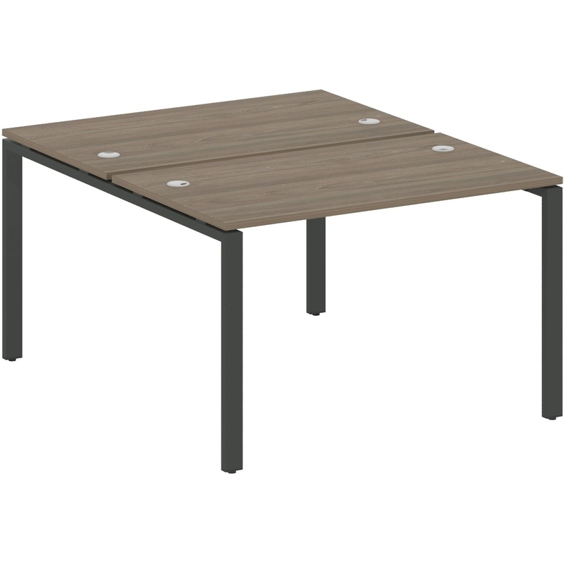 Изображение товара Рабочая станция Metal System Style БП.РАС-СП-2.2 (вяз благородный/антрацит, 1200x1475x750 мм)