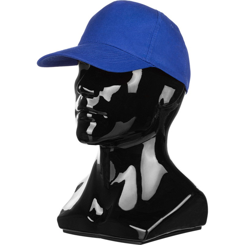 Изображение товара Васильковая бейсболка универсальная с вентиляционными люверсами и регулируемой пряжкой