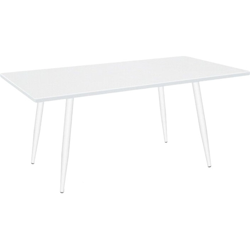 Изображение товара Стол обеденный Sheffilton SHT-TU14 (белый муар/белая шагрень, 1200х800х740 мм)