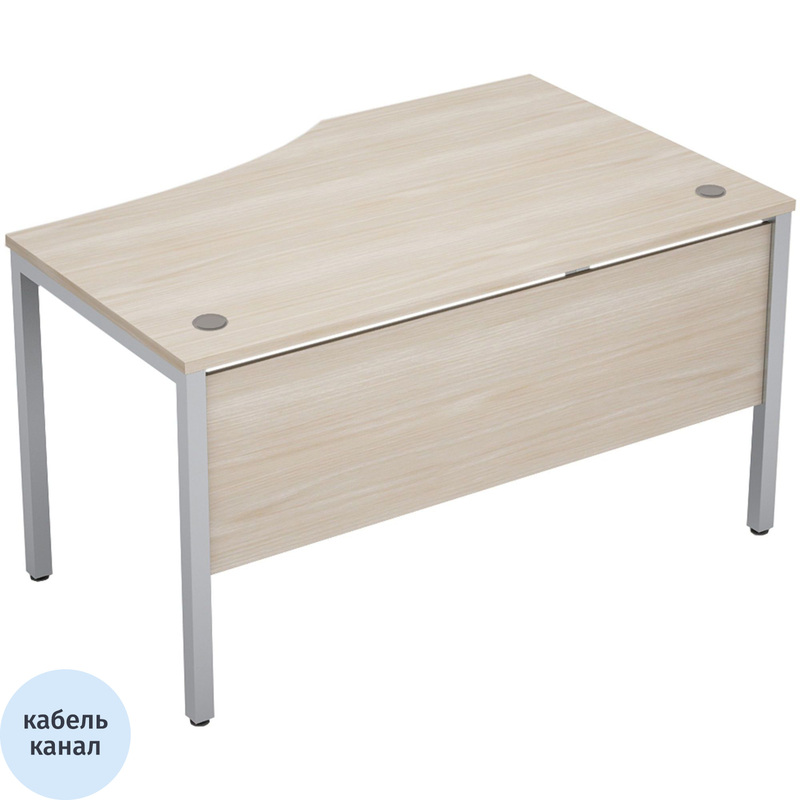 Изображение товара Эргономичный правый стол Avance 6МД.023 из ЛДСП с металлическим каркасом