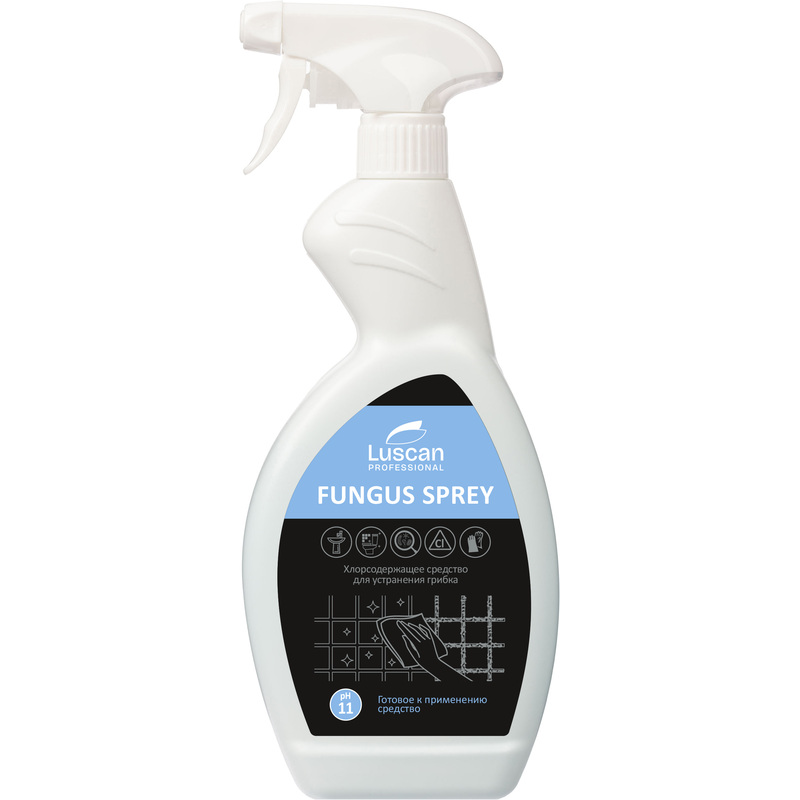 Изображение товара Средство для сантехники Luscan Fungus Spray 500 мл с хлором для дезинфекции и чистки