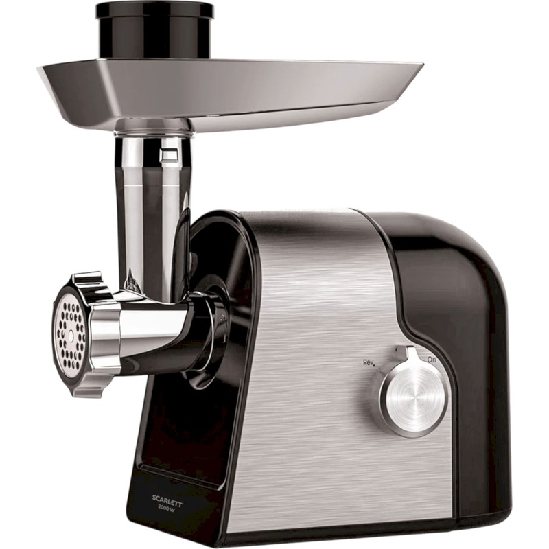 Изображение товара Мясорубка Scarlett SC-MG45M31 мощность 600 Вт, 6 насадок, стильный дизайн