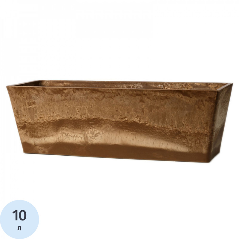 Изображение товара Горшок для цветов GreenShip 10 л шоколад (16x19 см)