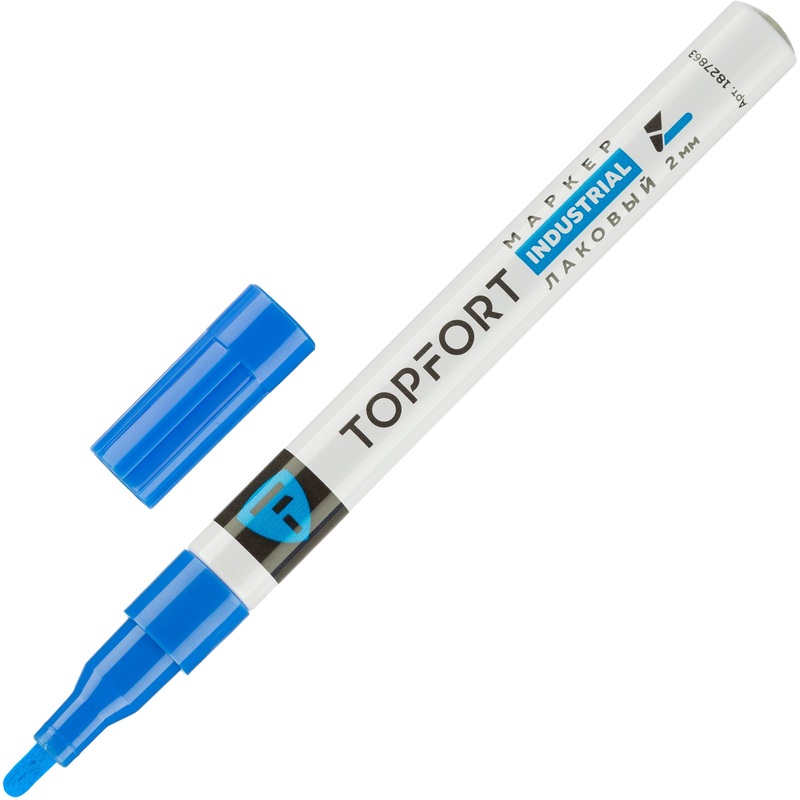 Изображение товара Маркер промышленный лаковый TOPFORT ZP1101 синий 2 мм (1827863)