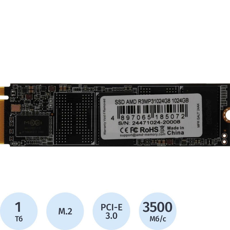 Изображение товара SSD накопитель AMD Radeon R3 1 ТБ (R3MP31024G8)