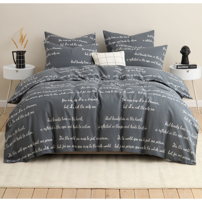 Изображение товара Комплект постельного белья Guten Morgen Confession евро бязь 70x70 см