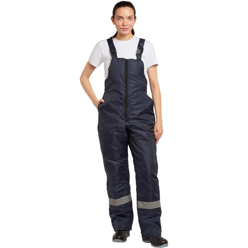 Изображение товара Полукомбинезон рабочий зимний женский з46-ПК с СОП синий 48-50