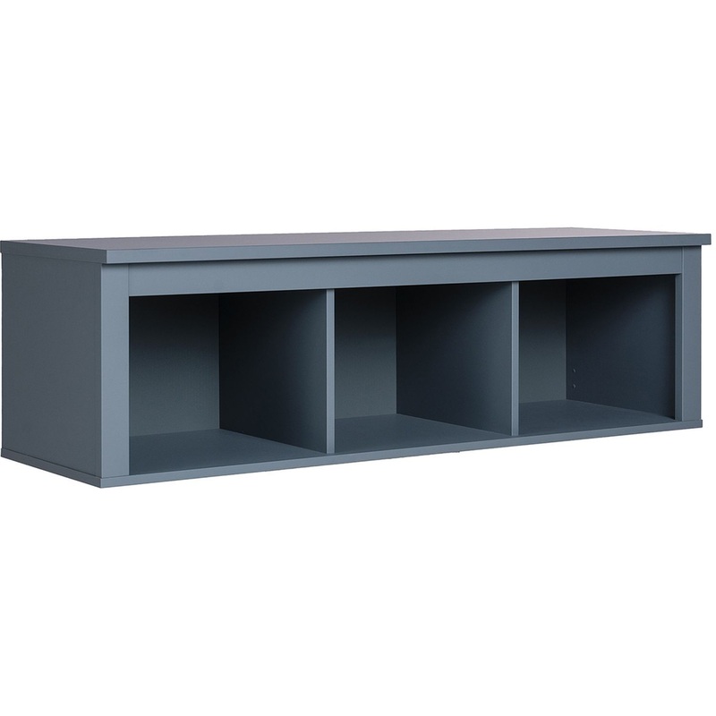 Изображение товара Навесная полка серия САГА бирюзовая из ЛДСП 1312х414х380 мм