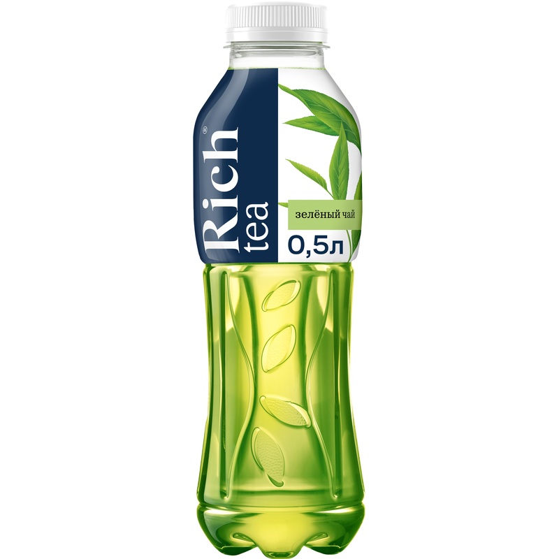 Изображение товара Чай холодный зелёный Rich 0. 5 л - освежающий напиток с натуральным вкусом